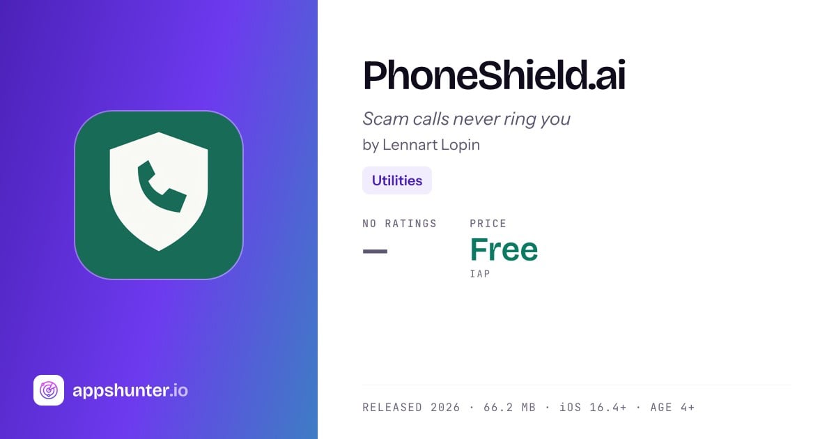 PhoneShield.ai app for iPhone — Download