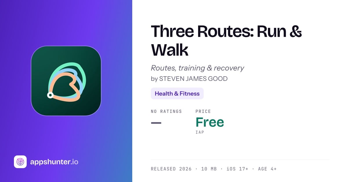 Three Routes app for iPhone — Download