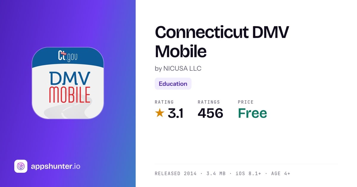 Connecticut DMV Mobile app for iPhone — Download