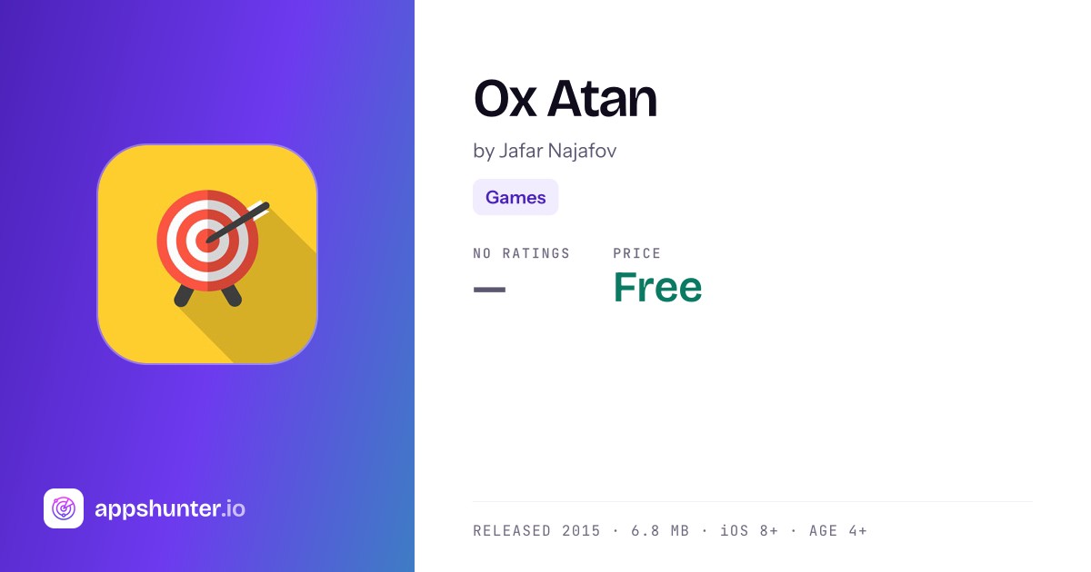 Ox Atan game for iPhone — Download