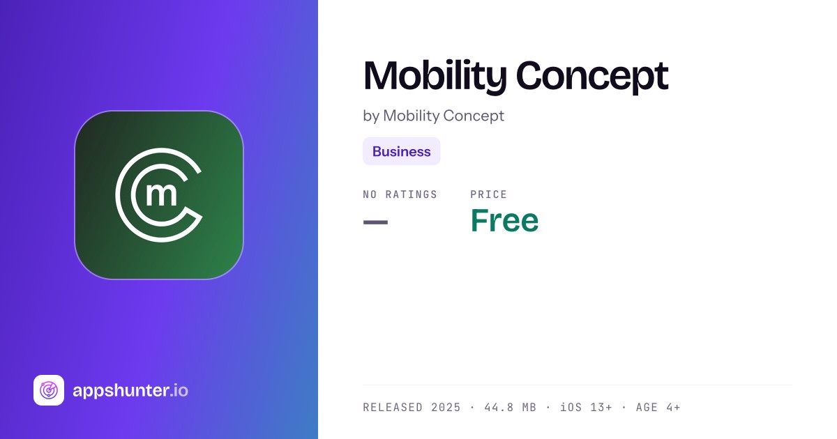 Mobility Ios Mobility Concept App Reviews – Features, Alternatives & User Ratings